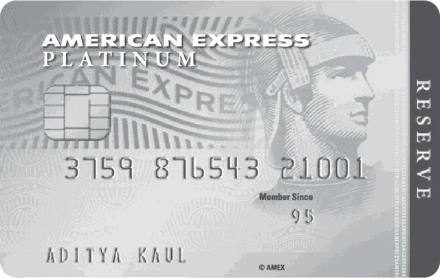 Amex Platinum Reserve card