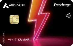 Axis Bank Freecharge Plus credit card
