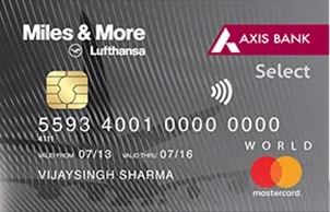 Axis Miles & More World Select card