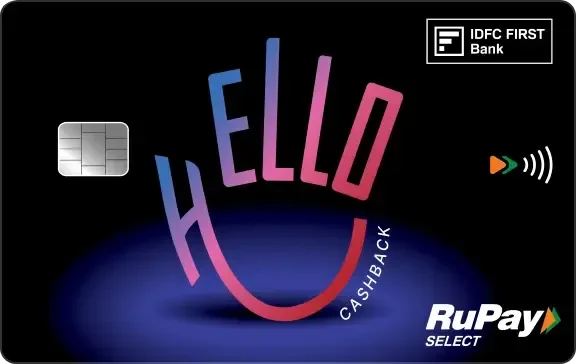 IDFC FIRST Hello Cashback credit card