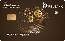 RBL Platinum Maxima Plus credit card